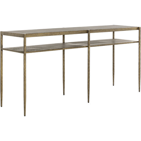 Naini 68.5 X 18.25 inch Antique Brass Console Table